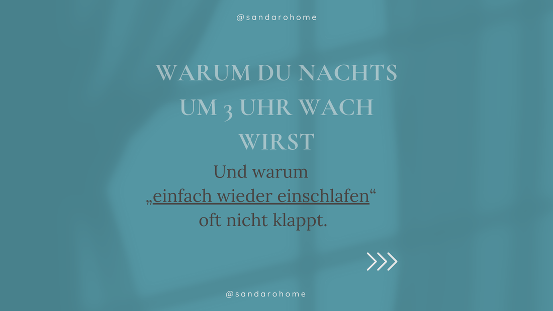 Nachts aufwachen: Warum du (oft um 3 Uhr) wach wirst – und was wirklich hilft