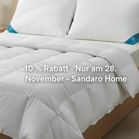 Black Friday bei Sandaro Home – 10 % Rabatt auf unsere Bestseller!