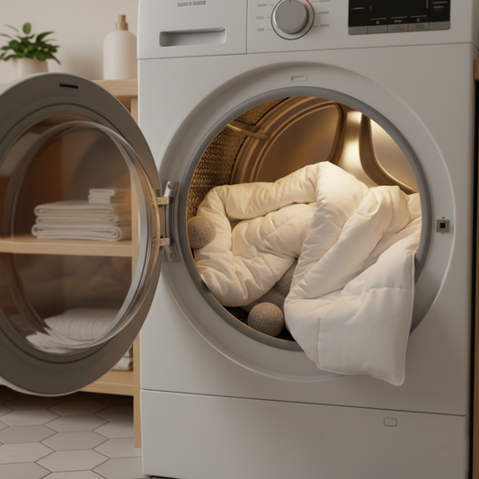 daunendecke trocknen