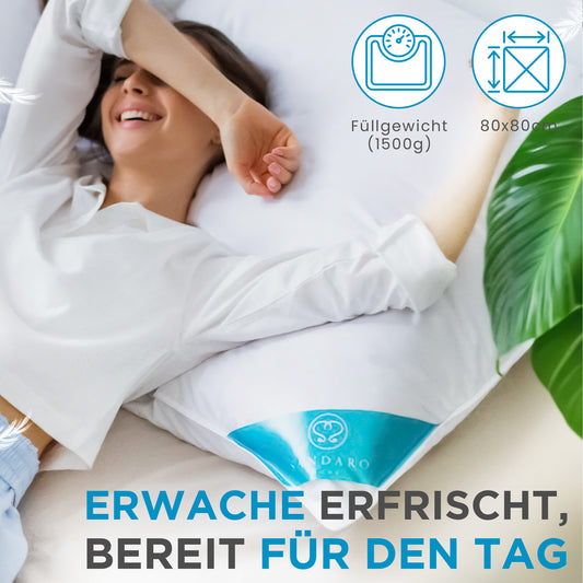 Daunenkissen 80x80 – Sandaro Home Shop