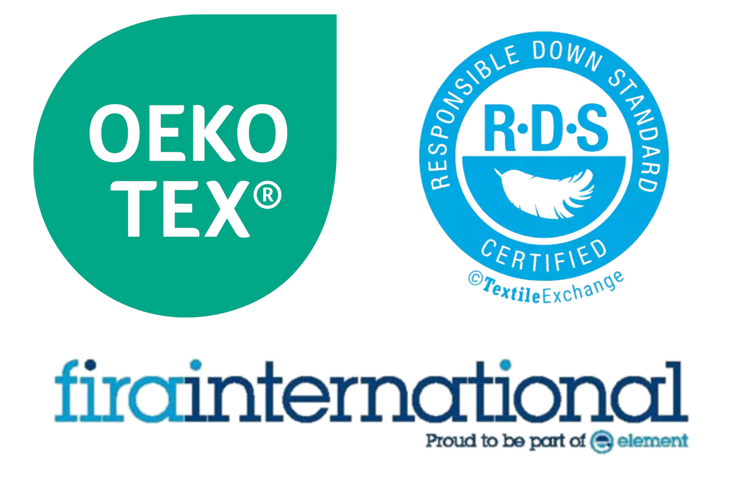 Öko-Tex und R.D.S zertifizierte Daunenprodukte für nachhaltige und sichere Qualität